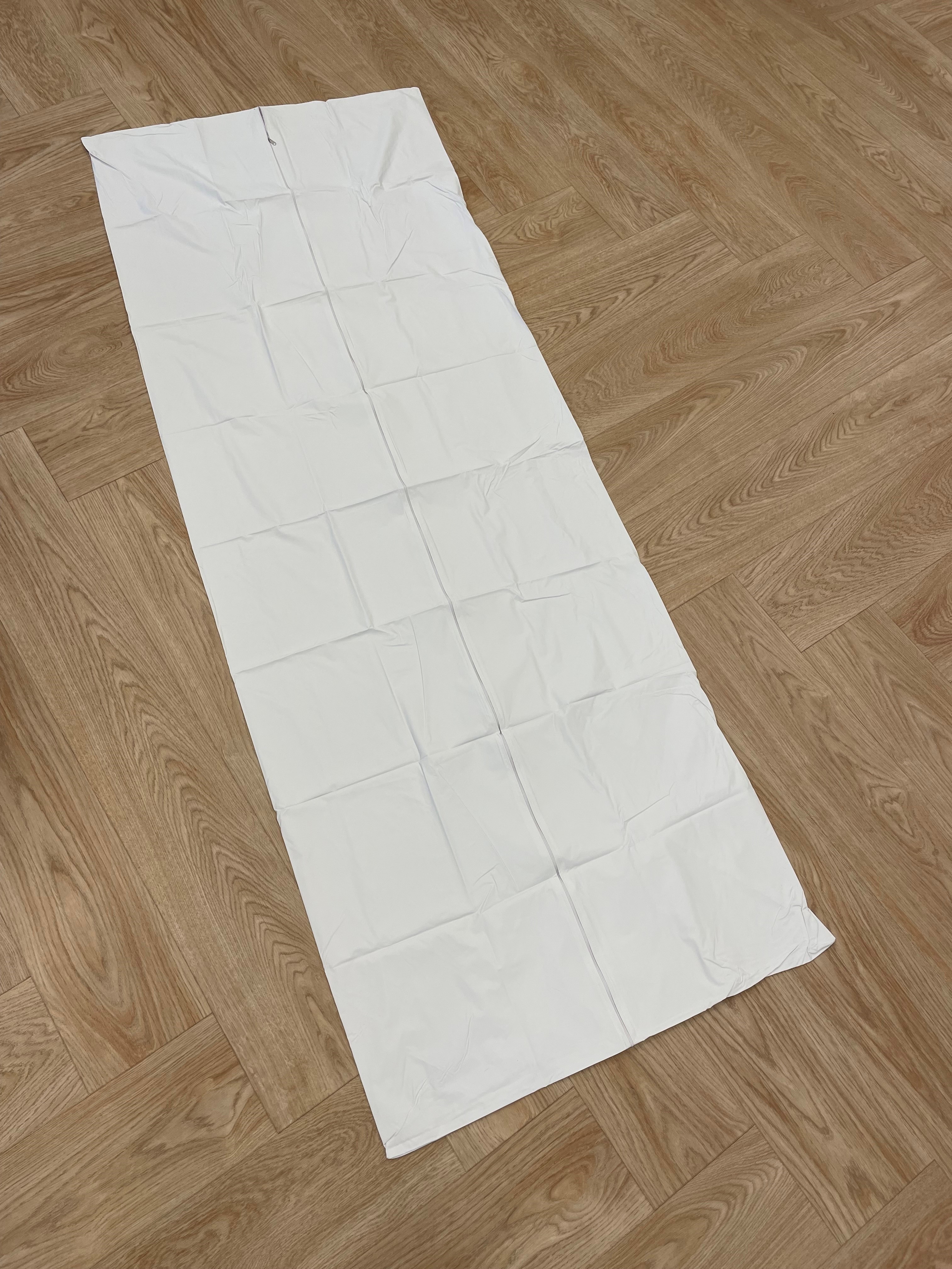 BODY-BAG-WH Romed Leichensack, Weiß, ohne Griffe, 220x80 cm, pro Stück in einem Beutel, 20 Stück im Karton.