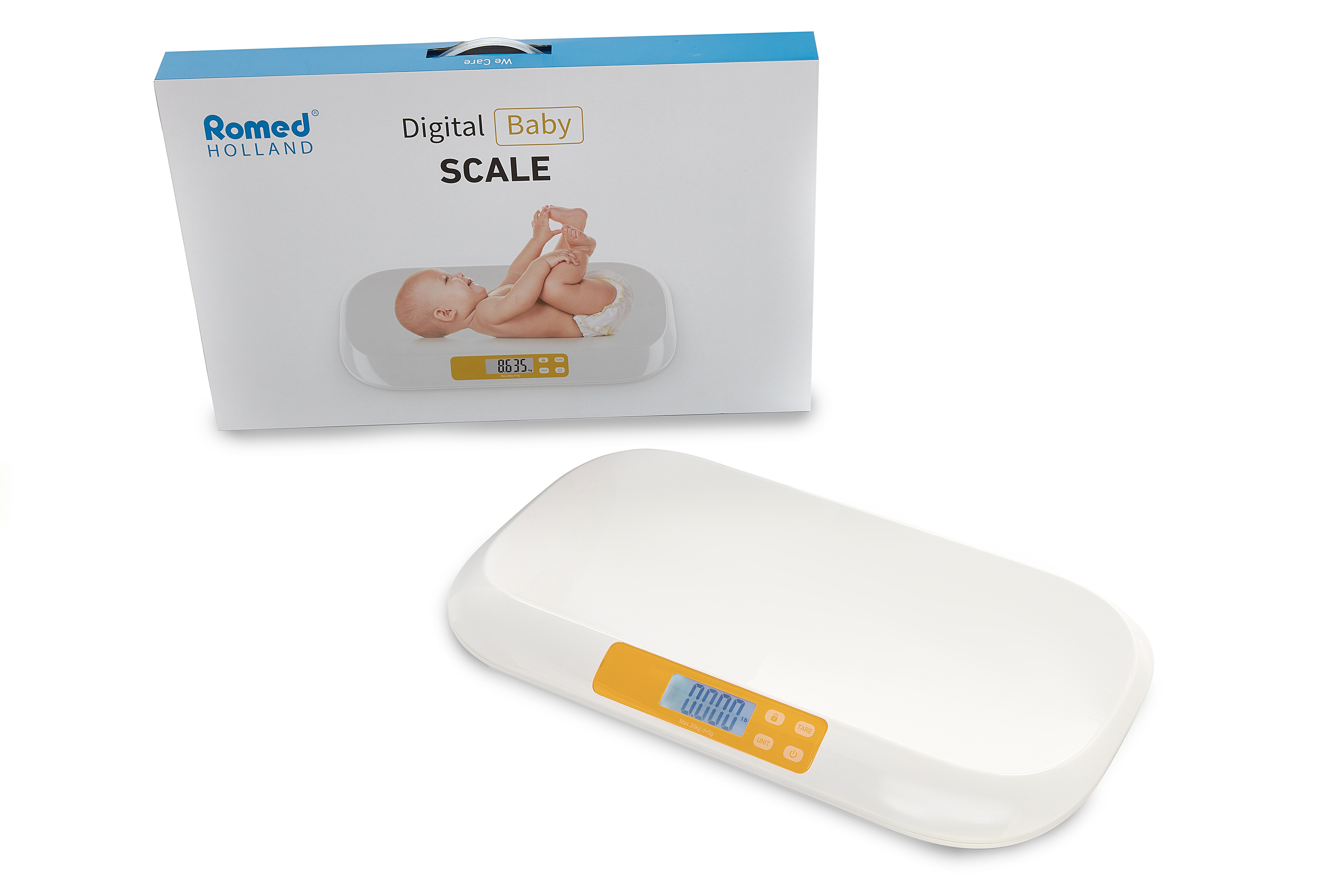 BS003 Romed baby scales, digital type, packed per piece in an inner box, 4 pcs in a carton.