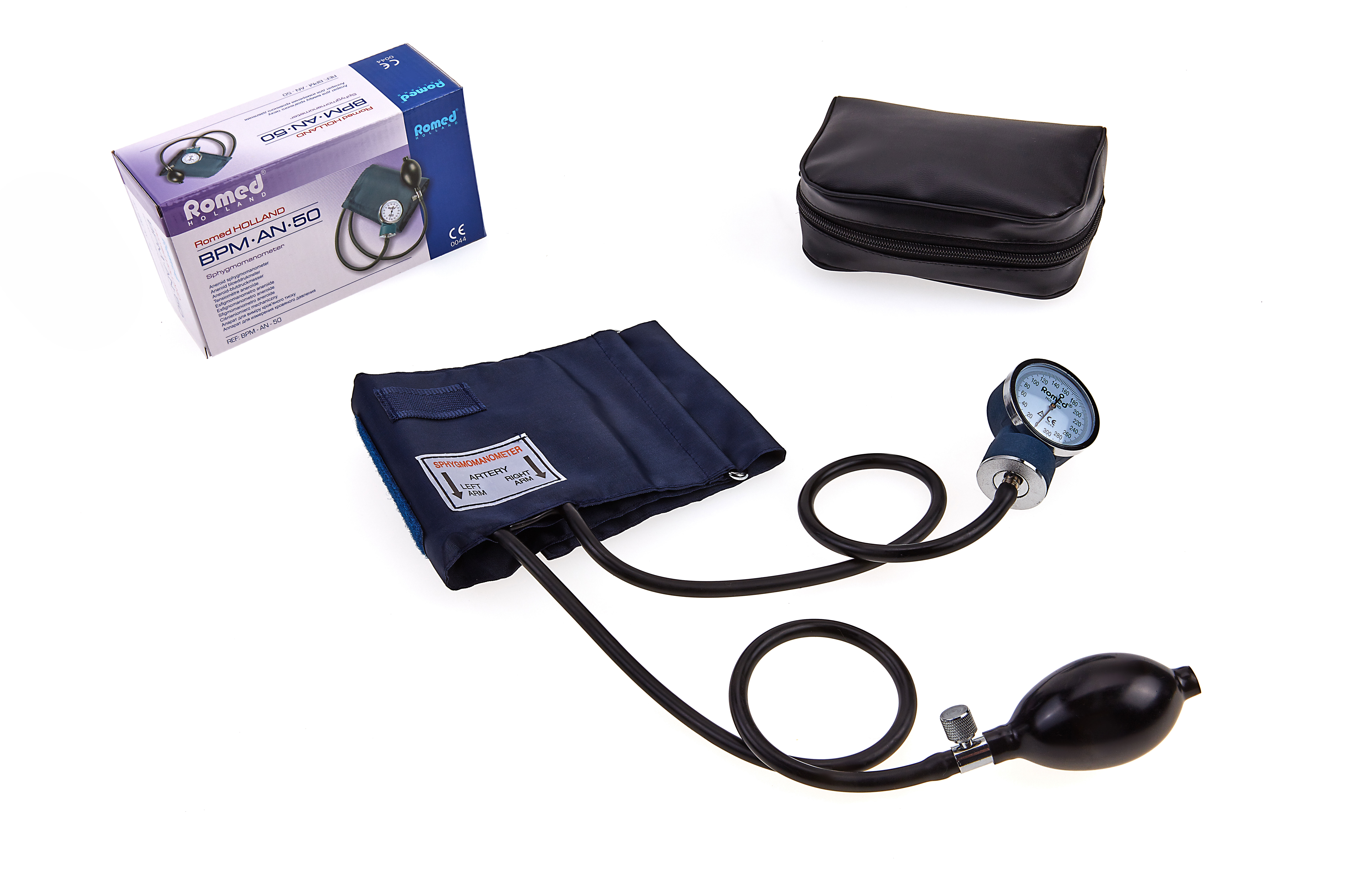 BPM-AN-50 Romed Blutdruckmesser, aneroid, pro Stück in einer Schachtel, 50 Stück im Karton.
