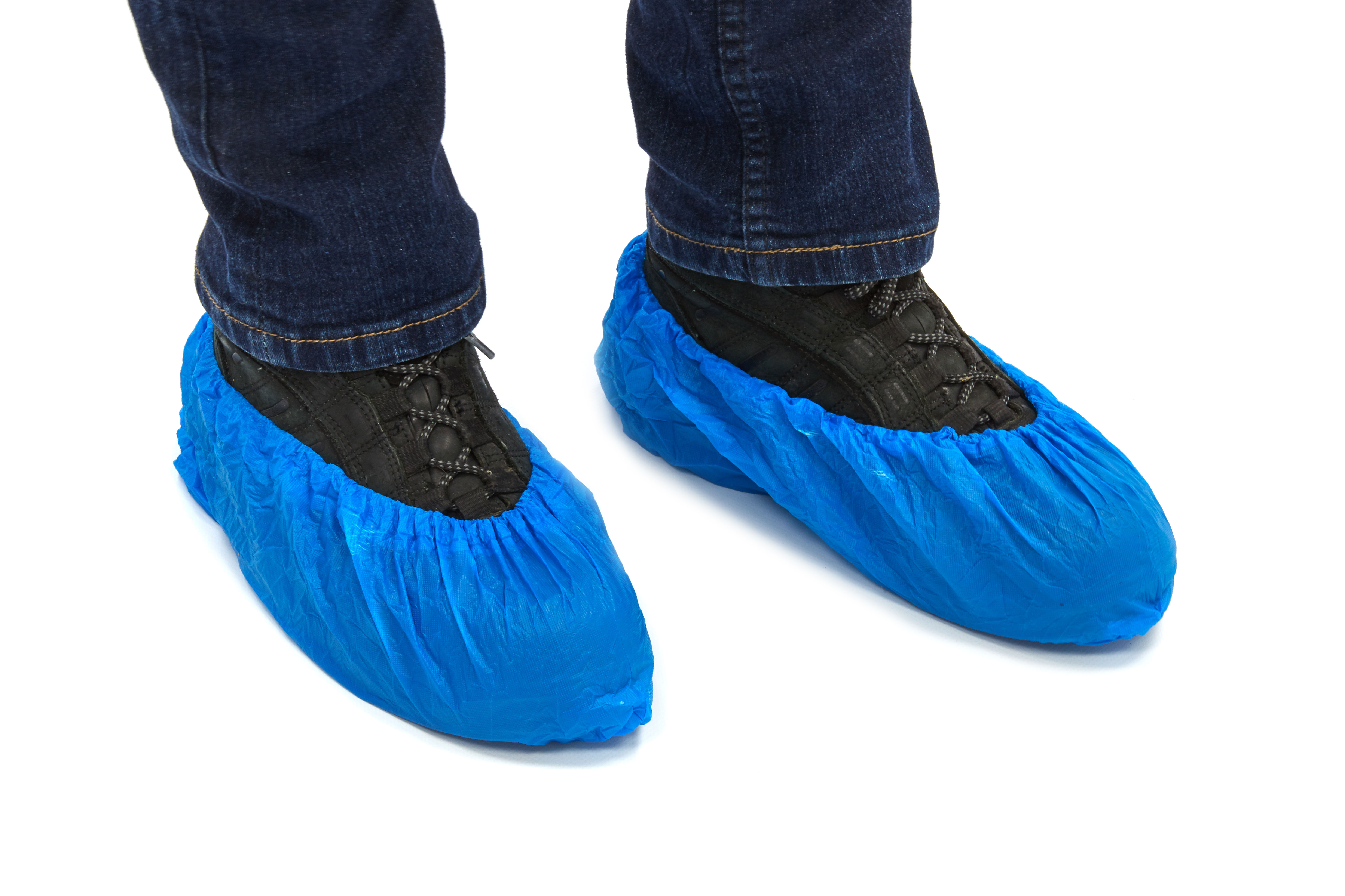 CPE Shoe Covers  Plastic Waterproof Lint-Free Shoe Covers